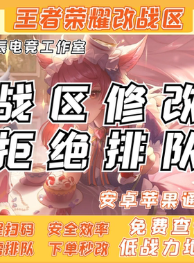 王者代改荣耀战区王者改战区代查战力低分上榜安卓ios改定位更改