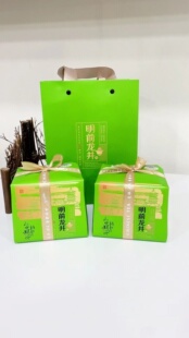 2026新款方包简装盒茶叶包装龙井茶纸包茶袋明前龙井半斤装土方包