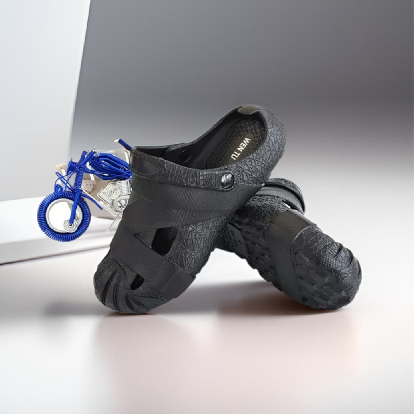 温突越南拖鞋男包头2026新款亲子洞洞鞋软底防滑防臭外穿进口凉拖,流行男鞋,包头拖,淘宝优惠券,粉丝福利购,淘宝优惠卷