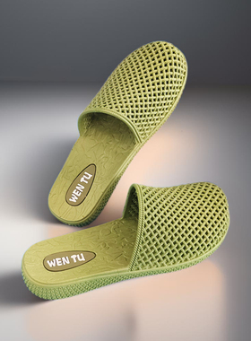 越南天然橡胶拖鞋女外穿2025新款网状镂空透气防臭软底进口洞洞鞋