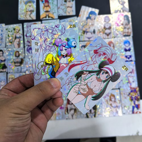 k1梦幻女神zr系列全套玻璃碎闪宝可梦火影海梦雷姆