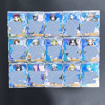 DIY自制卡pokemon宝可梦美月莉莉艾定制卡宝可梦训练师烫金签名