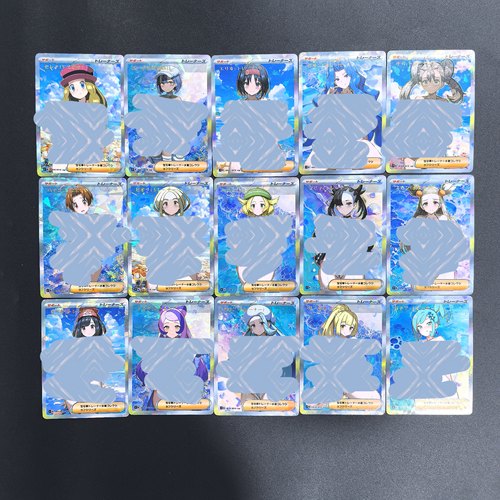 DIY自制卡pokemon宝可梦美月莉莉艾定制卡宝可梦训练师烫金签名