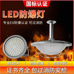 LED防爆灯 隔爆型100W车间仓库厂房防爆工矿业加油站三防灯300W