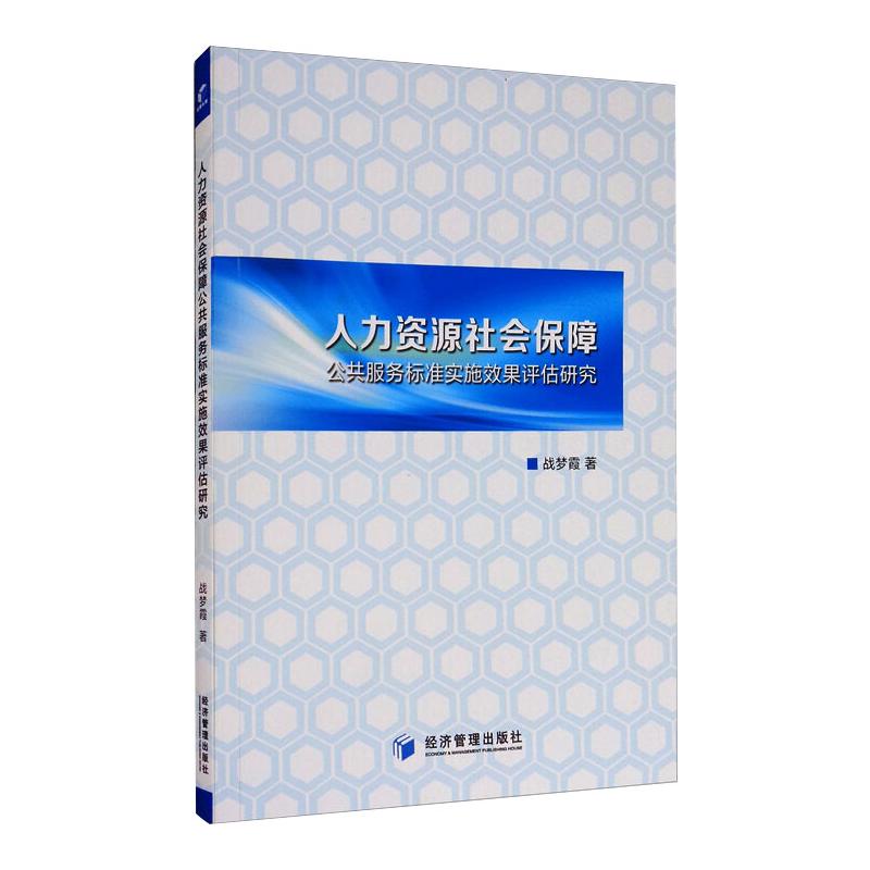 人力资源社会保障公共服务标准实施效果评估研究 战梦霞 人力资源管理HR人事管理专业知识图书 畅销书籍 经济管理出版