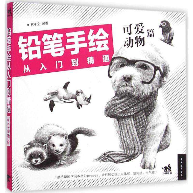 彩色铅笔绘画入门教程教学 初学者零基础入门 儿童美术画画启蒙彩铅画