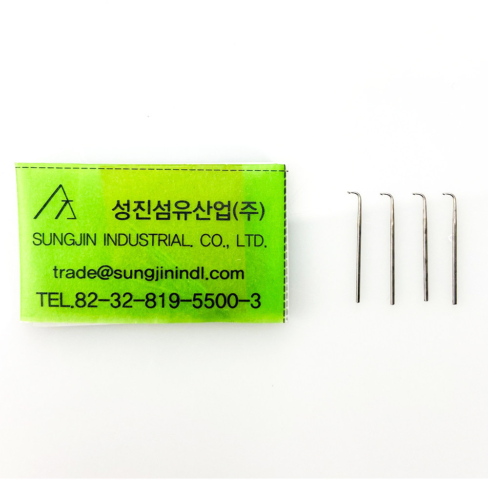 手钩假发进口钩针 手工制作假发套胡须用针 绿色包装韩国钩针头