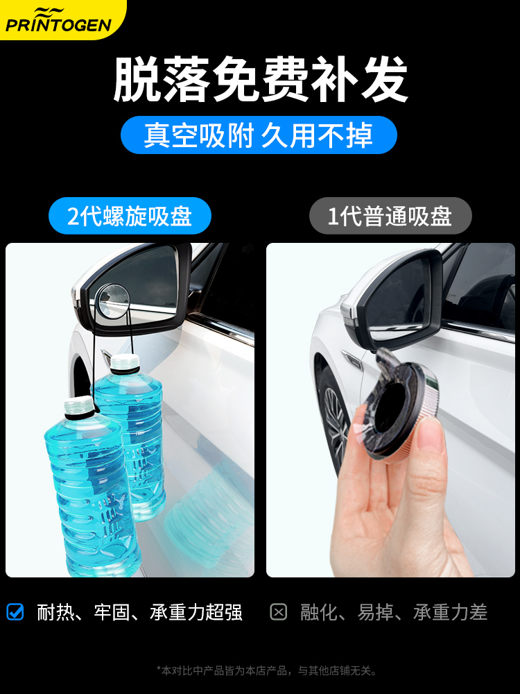 Small round mirror rearview mirror car reversing artifact blind spot auxiliary mirror mirror 360-degree suction cup ultra-clear mirror