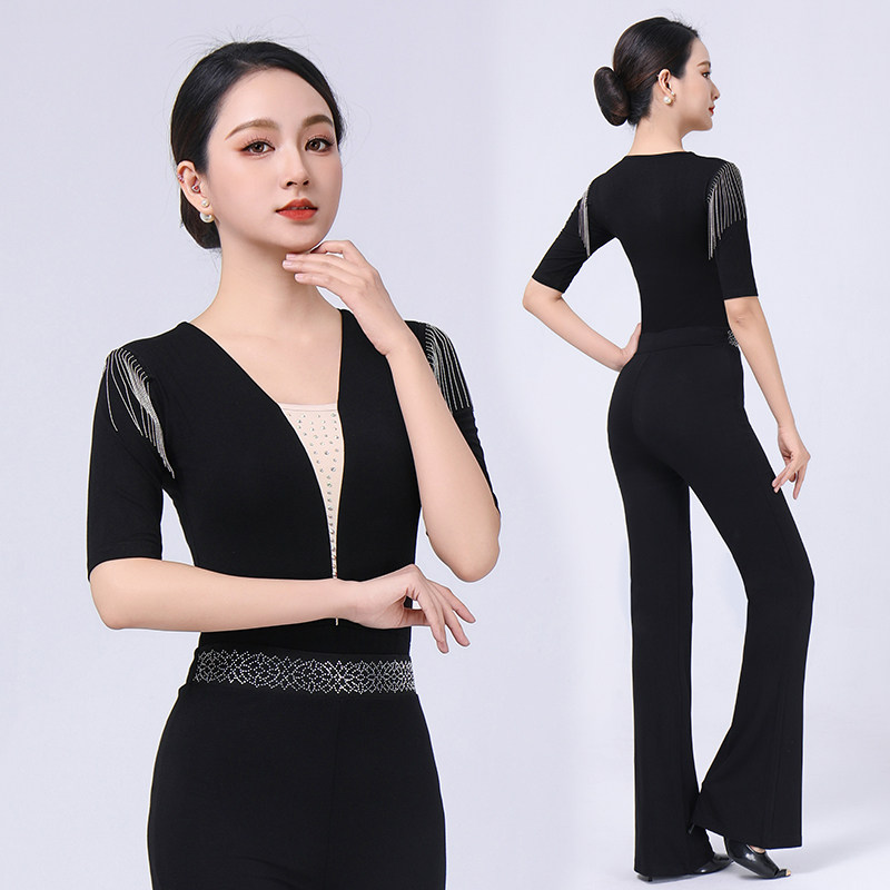 形体训练套装模特走秀模特练功服