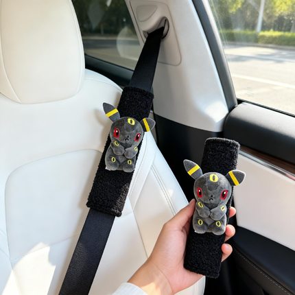 创意安全带毛绒套神器宝贝可爱公仔儿童玩具车载装饰玩偶护肩批发