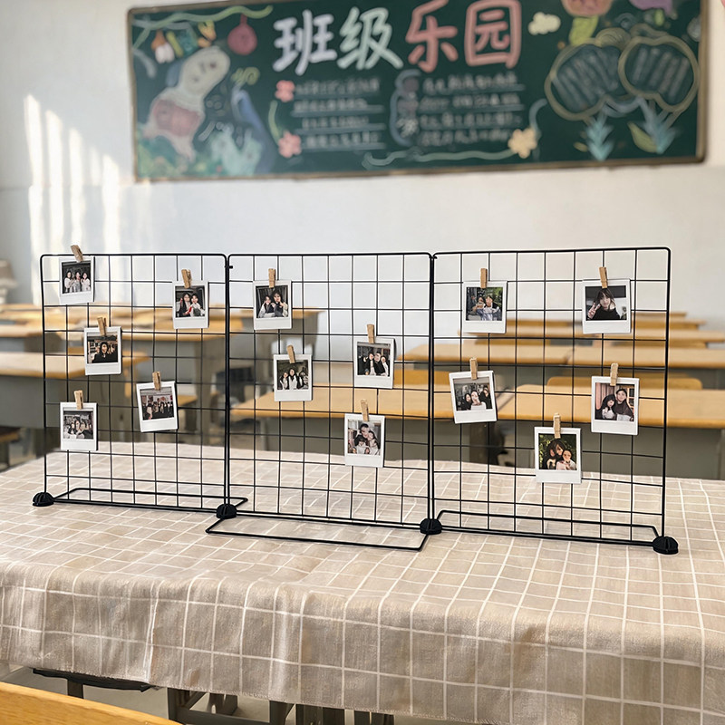 网格桌面照片作品展示架图片