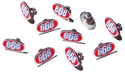 thumbnail for 666 Brooch badge