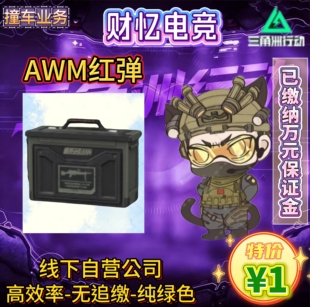 三角洲行动AWM子弹m61各种红弹交易行无售可扫可组队机密撞车包赔