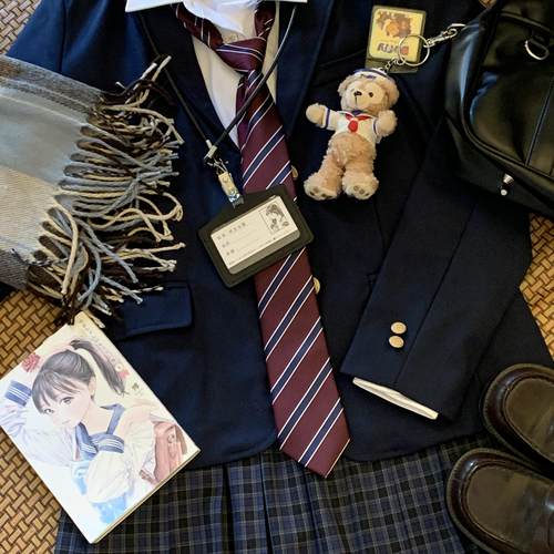 学院风校供西装外套两粒扣