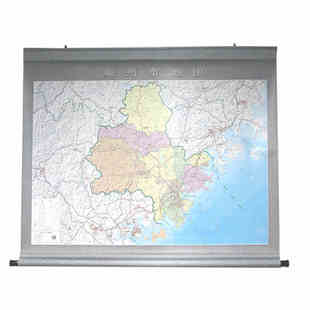 新版泉州市地图挂图 石狮市 晋江市 南安市 金门县 惠安县德化县安溪县永春县等 泉州周边 横版 1.6米*1.2米福建省地图出版社