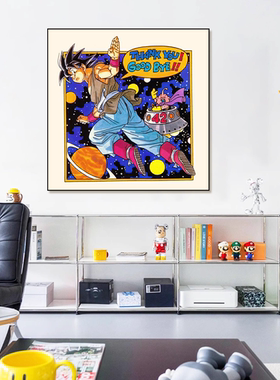 七龙珠装饰画卧室鸟山明经典卡通