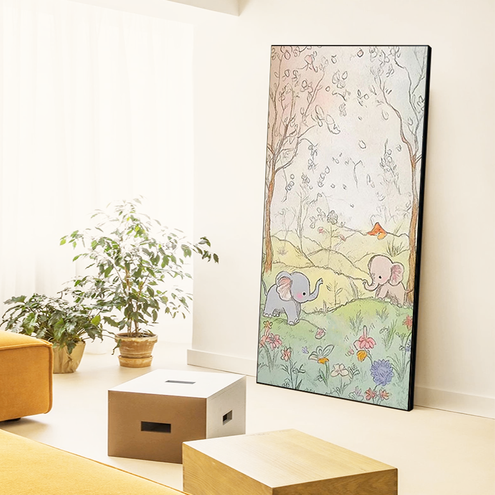 北欧玄关一树金装饰画轻奢入户装饰画高档小众艺术客厅沙发墙挂画图片