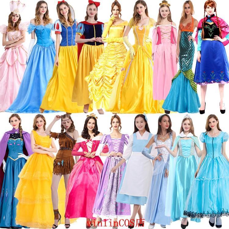 Halloween fairy tale Snow White Long skirts Cinderella Cinderella adult fairy costume full dressin the Women's clothing/Boutique , Costume/National costume/Stage costumes , National costume/Costumes  category - from Buy2taobao.com to provide professional Taobao agent buy service