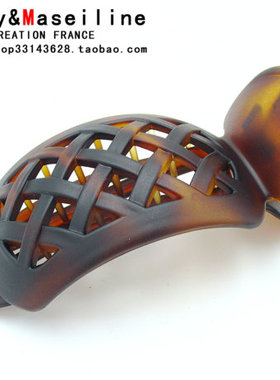 法国韦妮WEINY发饰 专柜正品发夹 发抓 抓夹 横抓 2色选D2019新品