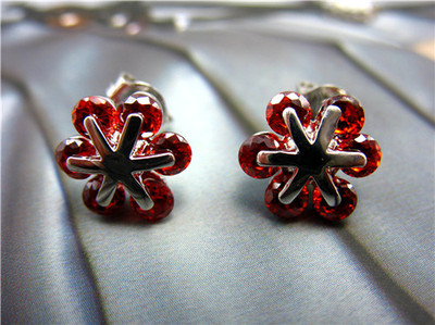 韩国饰品水晶百搭耳环