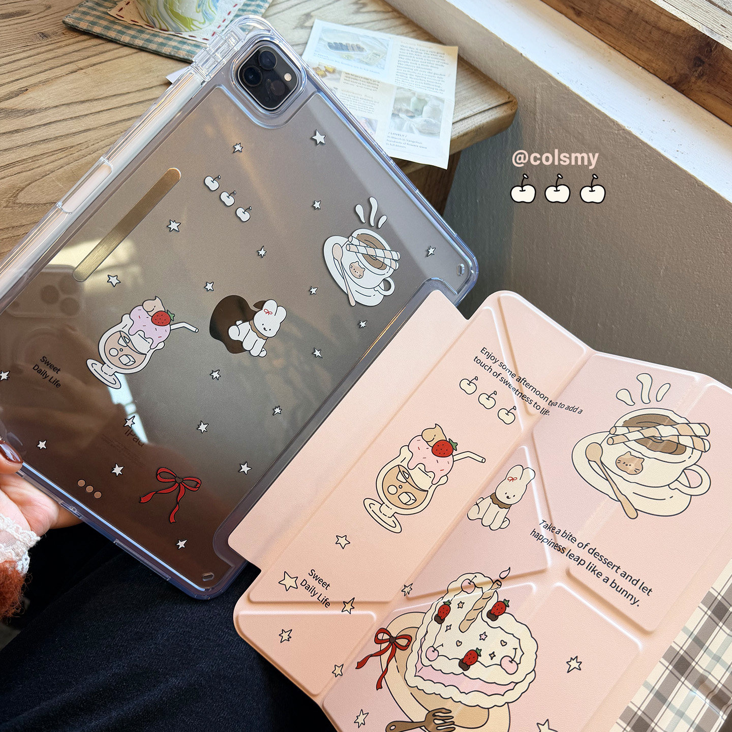 【搭扣笔槽】ipadair7保护壳2025新款10/11带防弯带搭扣有笔槽mini67三折10.2/10.5韩系air13/12.9少女心学生,3C数码配件,平板电脑保护套/壳,淘宝优惠券,粉丝福利购,淘宝优惠卷