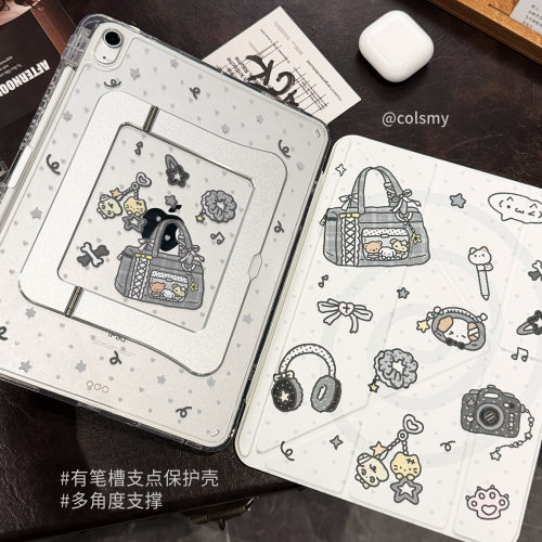 多角度支撑防滑防弯笔槽款后壳