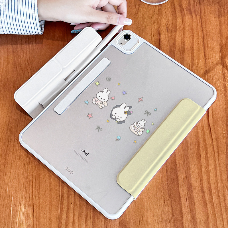 收纳笔袋-磁吸拆分】ipad11保护壳十代防弯防摔air4567保护壳2025新款Air韩系10.9英寸pro11平板壳学生三折+y