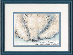 小小鱼 DMC绣线十字绣套件DIM167-65062三只北极熊