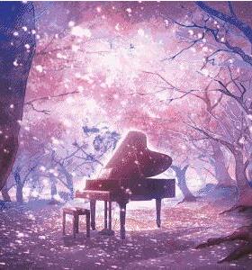 小小鱼DMC绣线十字绣套件 C788风景混线紫色浪漫印花