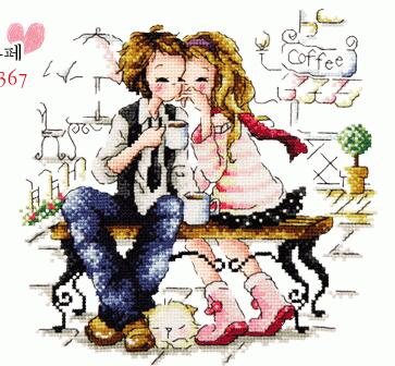 小小鱼私语精准印花DMC绣线套件