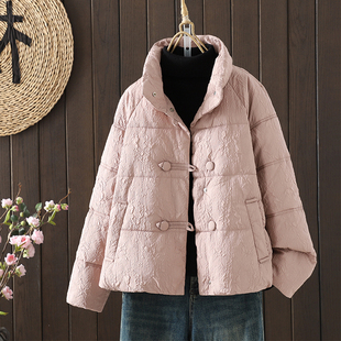 高级感加厚保暖羽绒棉衣短外套女冬装洋气时髦宽松面包服休闲上衣