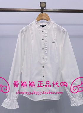 现货TeenieWeenie小熊25年冬正品衬衫TTYA254CC2B-00 YA254CC2B