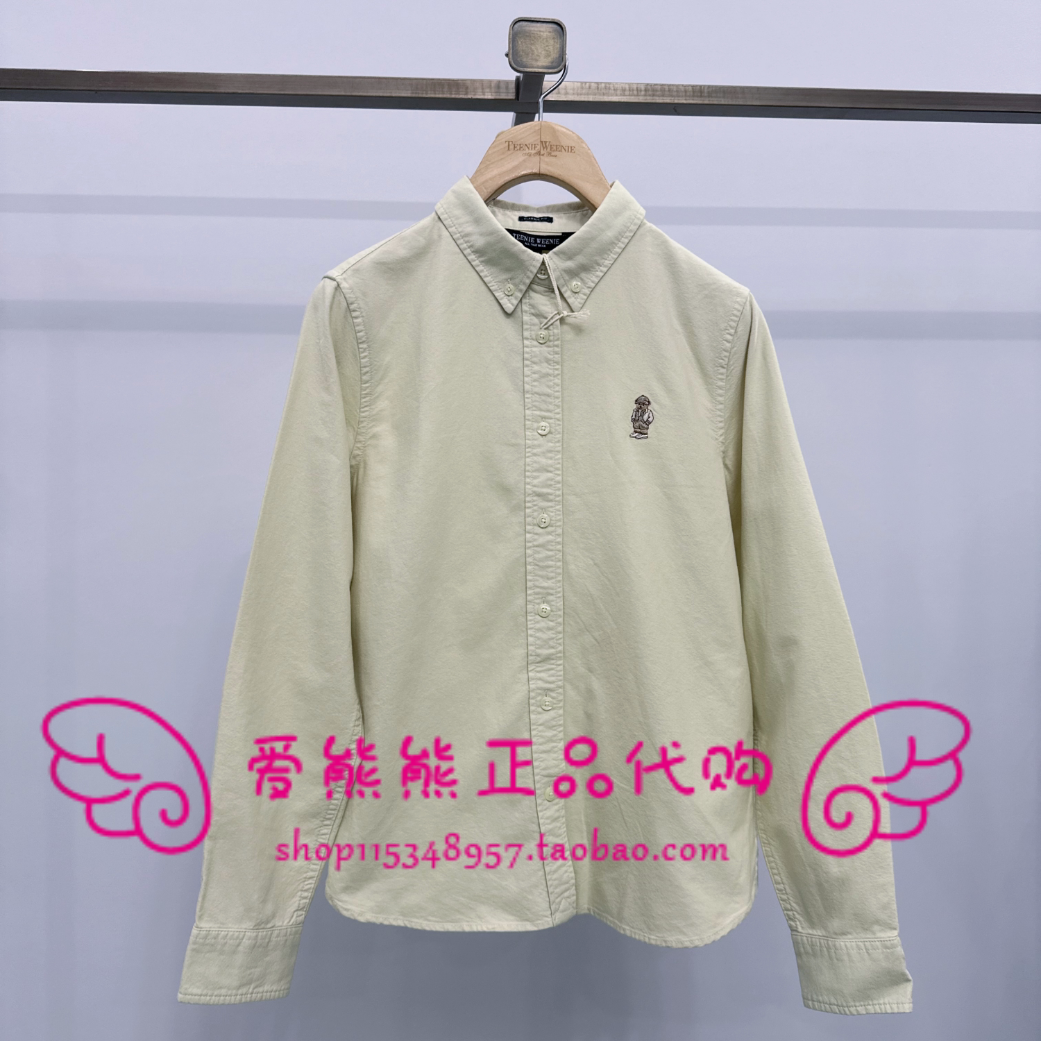 现货TeenieWeenie小熊26年春正品衬衫TTYW2612C1E-00 YW2612C1E