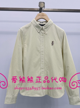 现货TeenieWeenie小熊26年春正品衬衫TTYW2612C1E-00 YW2612C1E