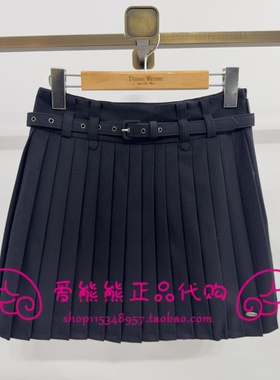 【赵露思同款】TeenieWeenie小熊25冬正品短裙TTWH258TCBB