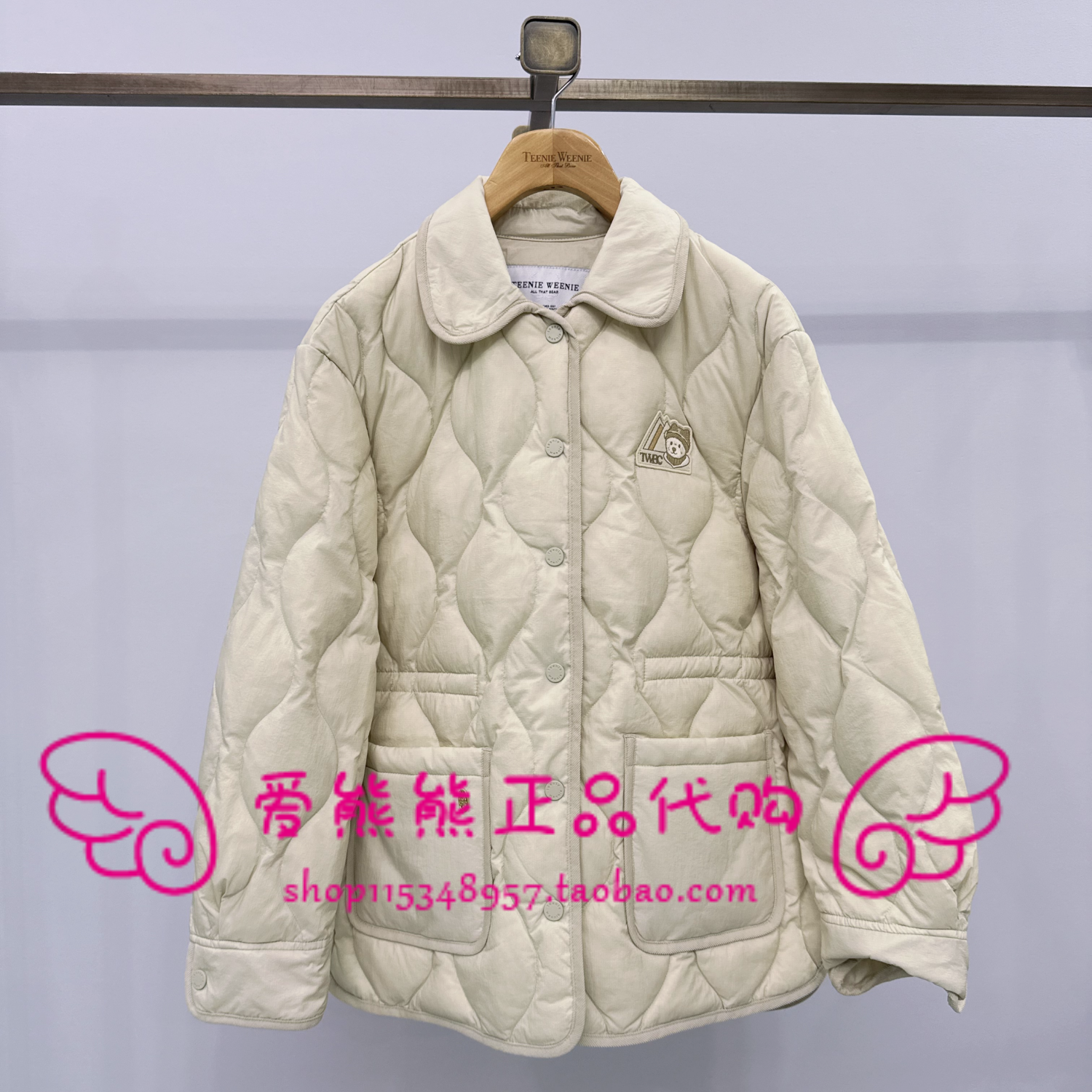 现货TeenieWeenie小熊25冬正品羽绒服TTJD258TC1B-00 JD258TC1B