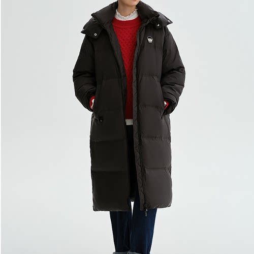 TeenieWeenie小熊25冬正品长款羽绒服TTJD25OT04Z-00 JD25OT04Z