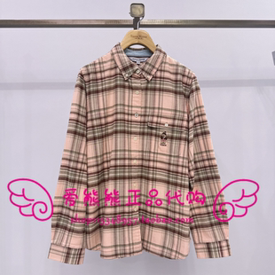 现货TeenieWeenie小熊25年冬加厚磨毛衬衫 YC254VC1K TTYC254VC1K