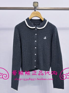 现货TeenieWeenie小熊26年春款针织衫TTCK2652W6K-00 CK2652W6K