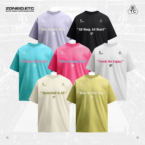 ZONEiD定制针织运动短袖T恤印字