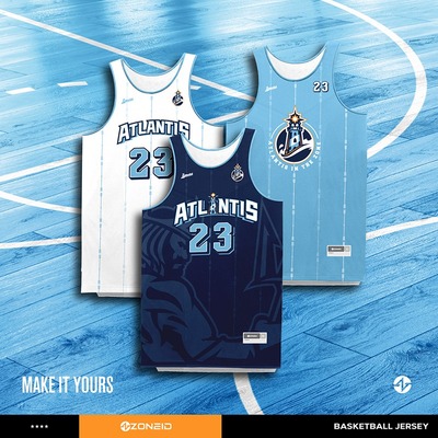 ZONEiD数码印篮球服套装定制