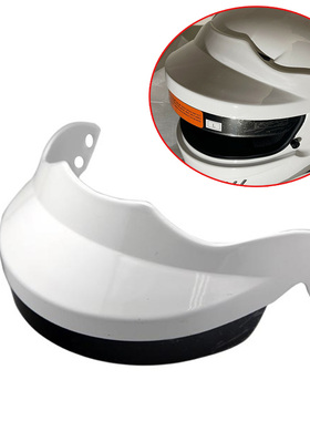 FF-S4全盔越野帽檐 白色-亮黑-哑光黑三色可选 本店头盔可用