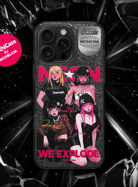 MythiCase by RICHBLACK 星熠少女mc114 透黑闪粉手机壳适用于iPhone17/17Pro/17ProMax