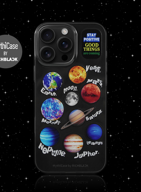 MythiCase by RICHBLACK 闪耀星球 透黑手机壳适用于iPhone17/17Pro/17ProMax
