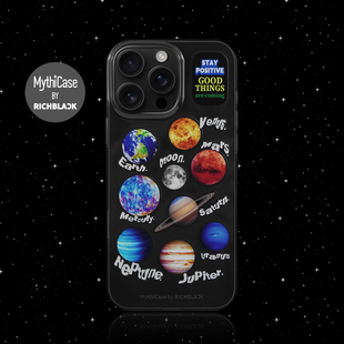MythiCase by RICHBLACK 闪耀星球 透黑手机壳适用于iPhone17/17Pro/17ProMax