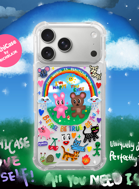 MythiCase by RICHBLACK 乐园欢歌mc133 亚克力四角防撞透明手机壳 适用于iPhone17/17Pro/17ProMax/Air