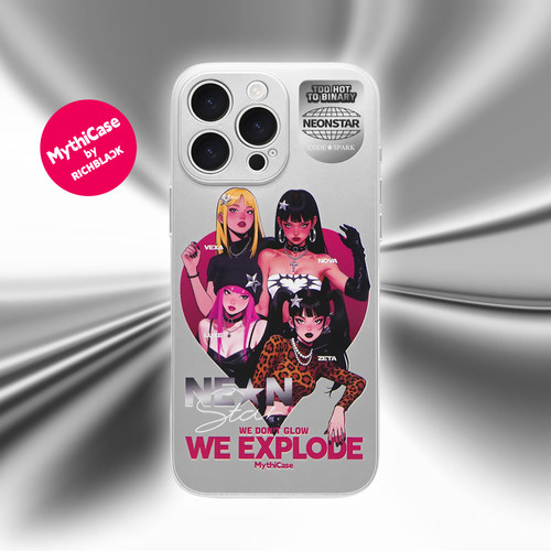 MythiCase by RICHBLACK 光灼少女mc115 电镀银手机壳 适用于iPhone17/17Pro/17ProMax