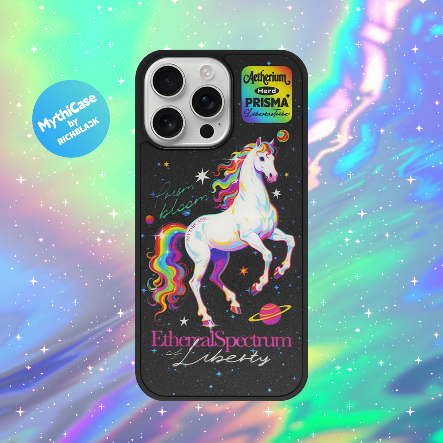 MythiCase by RICHBLACK 虹绽天马mc120 磁吸手机壳适用于iPhone17/17Pro/17ProMax