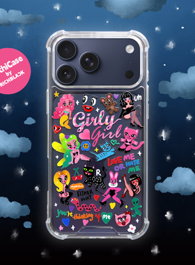 MythiCase by RICHBLACK 半糖絮语mc130 四角防摔亚克力透明手机壳 适用于iPhone17/17Pro/17ProMax/Air