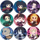 鬼灭之刃谷子cos猗窝座魇梦勋章义勇吧唧祢豆子动漫胸章徽章N款